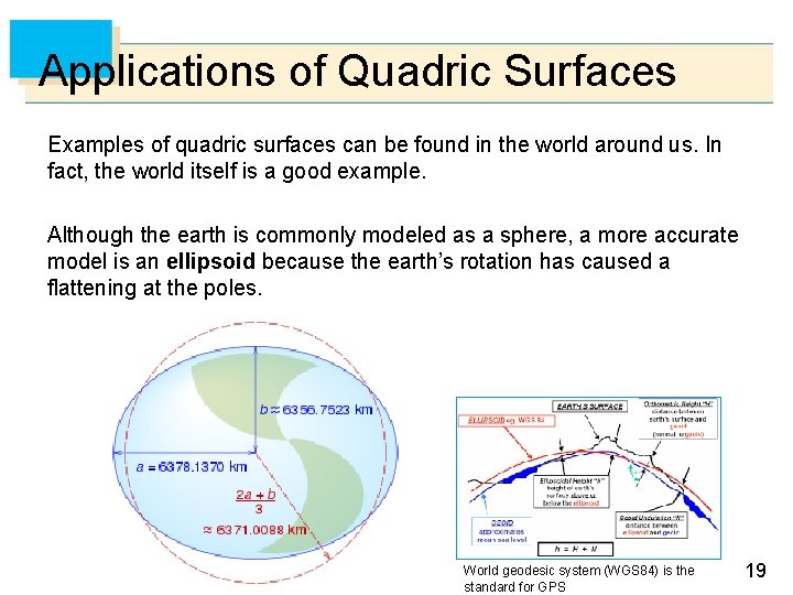 Applications of Quadric Surfaces Examples of quadric surfaces can be found in the world