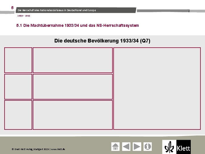 5 Die Herrschaft des Nationalsozialismus in Deutschland und Europa 1933 – 1945 5. 1