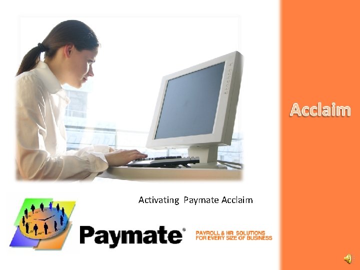 Activating Paymate Acclaim 