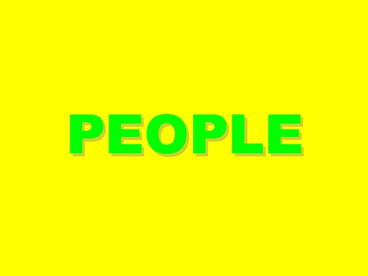 PEOPLE 
