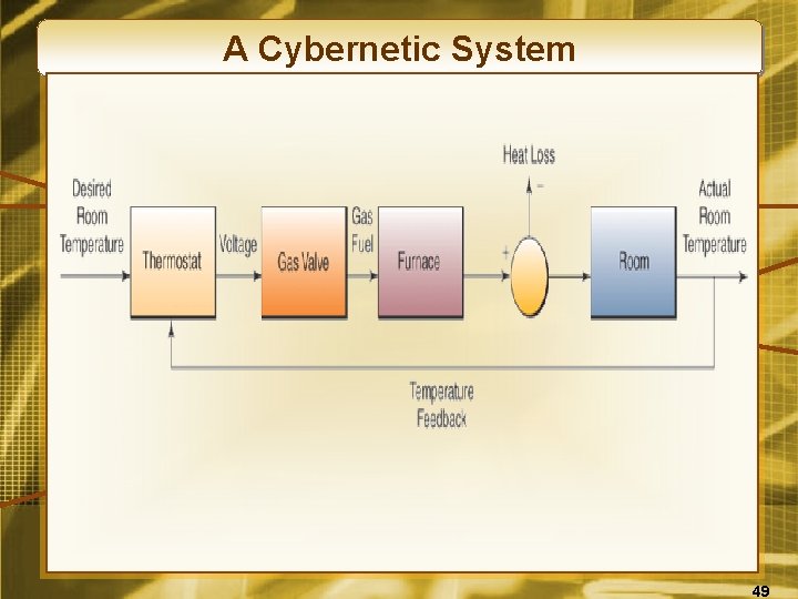 A Cybernetic System 49 