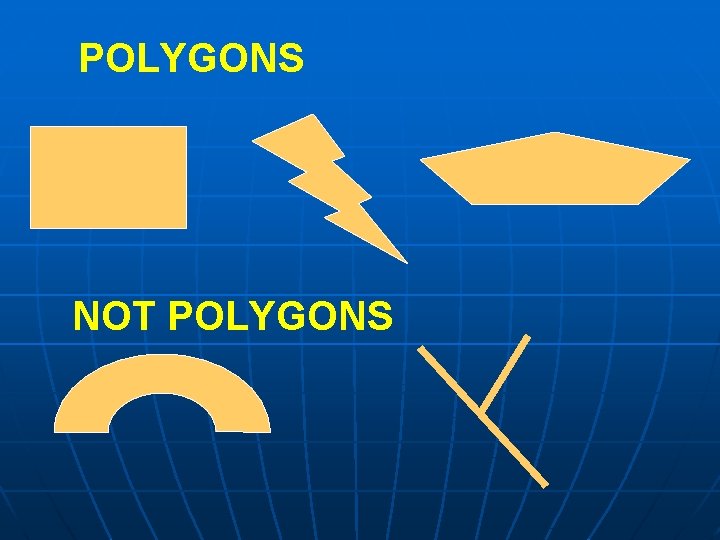 POLYGONS NOT POLYGONS 