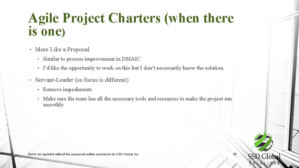Agile Project Charters (when there is one) • • More Like a Proposal •