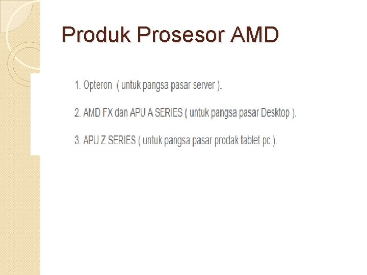 Produk Prosesor AMD 
