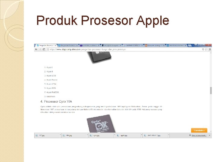 Produk Prosesor Apple 