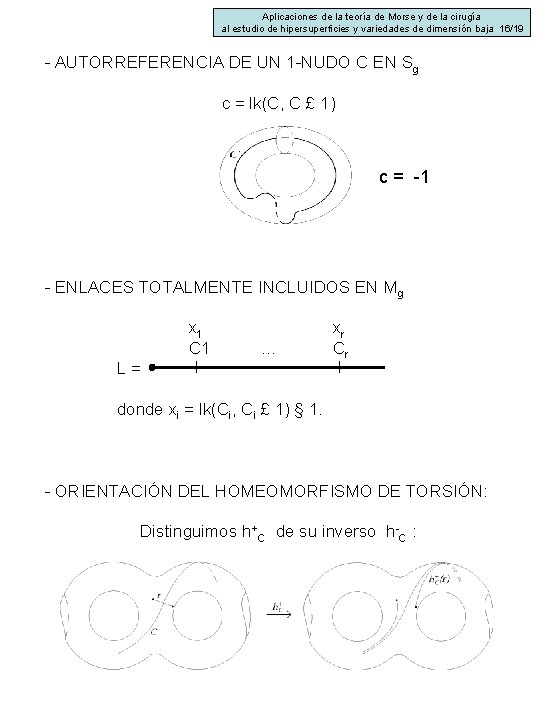 Aplicaciones de la teoría de Morse y de la cirugía al estudio de hipersuperficies