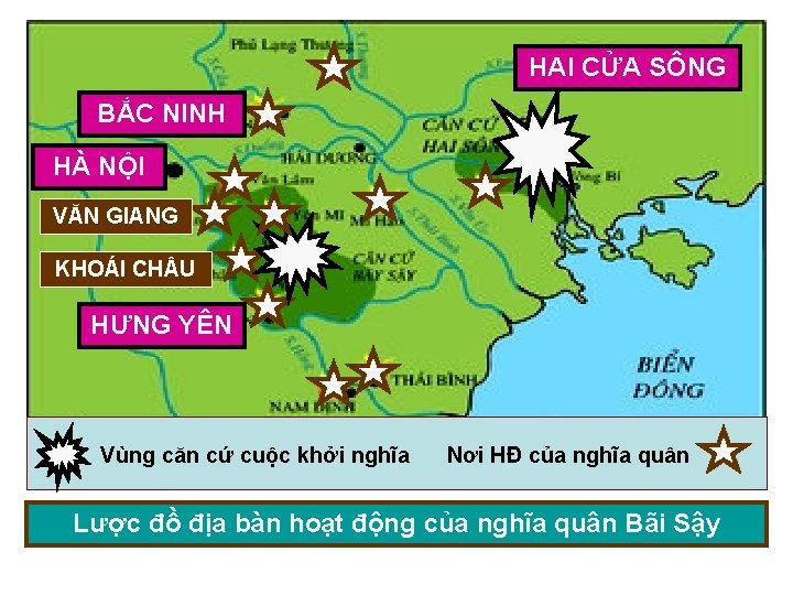 HAI CỬA SÔNG BẮC NINH HÀ NỘI VĂN GIANG KHOÁI CH U HƯNG YÊN