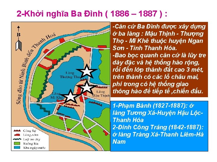 2 -Khởi nghĩa Ba Đình ( 1886 – 1887 ) : Mô tả cấu