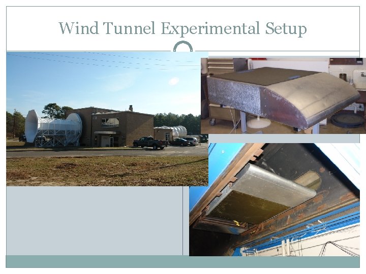 Wind Tunnel Experimental Setup 