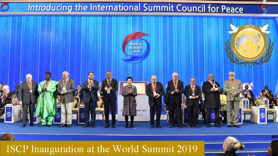 ISCP Inauguration at the World Summit 2019 