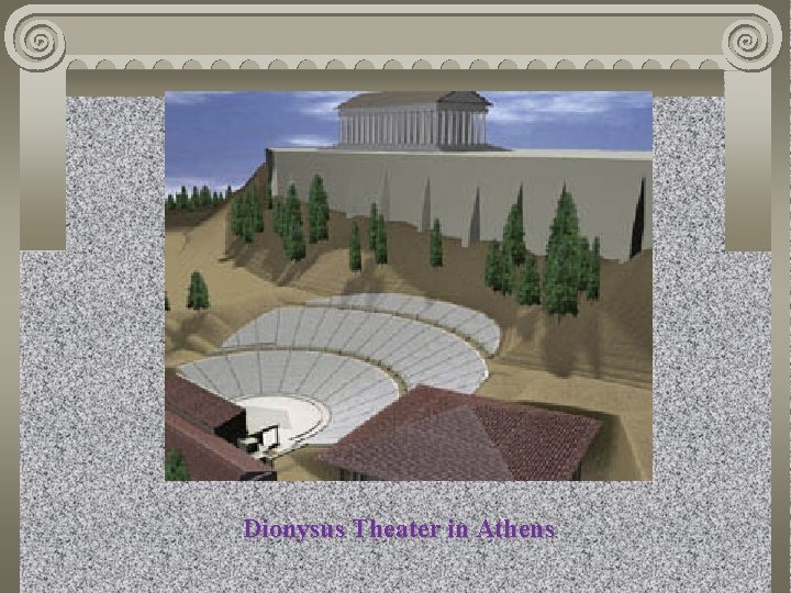 Dionysus Theater in Athens 