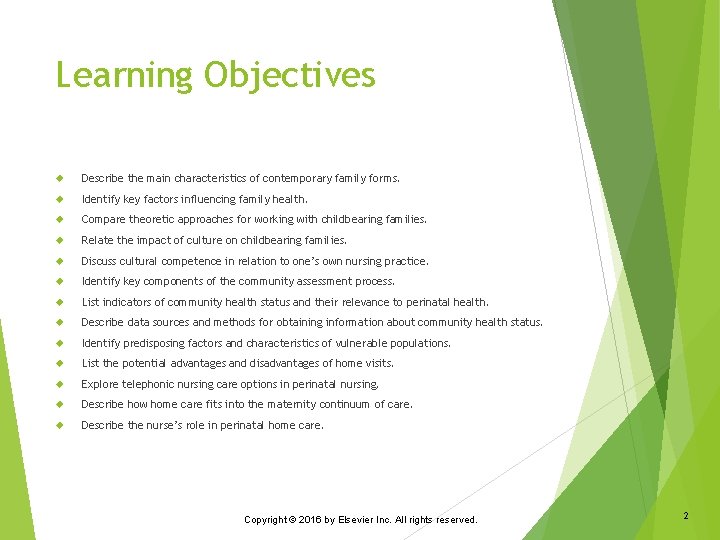 Learning Objectives Describe the main characteristics of contemporary family forms. Identify key factors influencing
