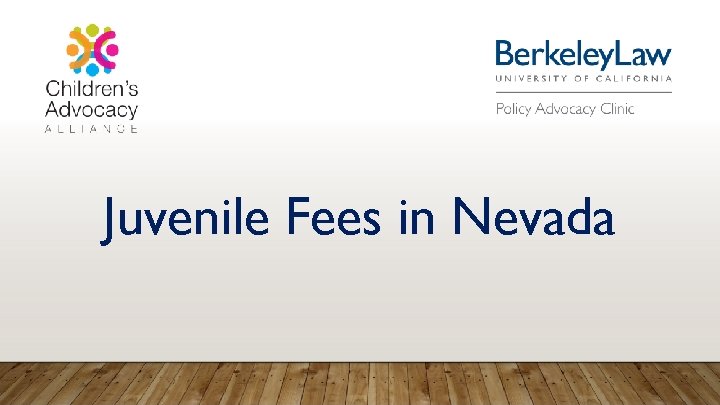 Juvenile Fees in Nevada 