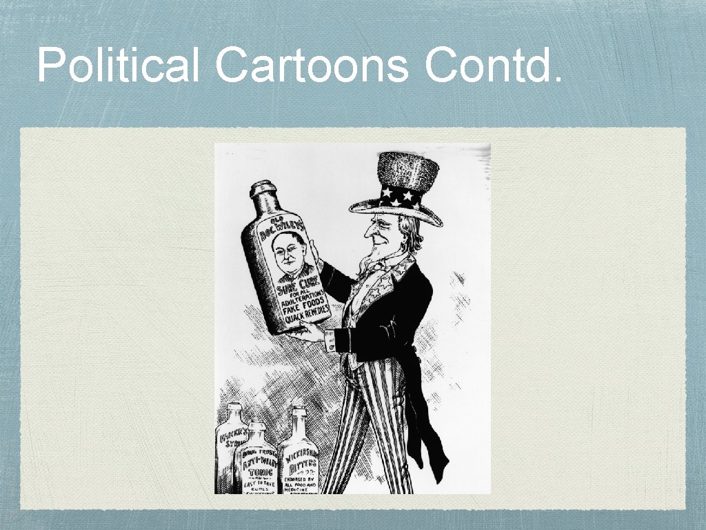 Political Cartoons Contd. 