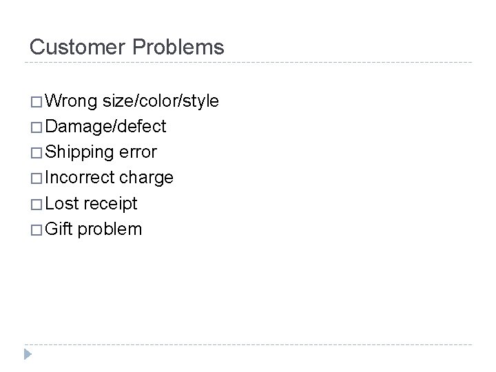 Customer Order Problems Sign Cashier Training Resolving Customer Problems Agenda Overview Special