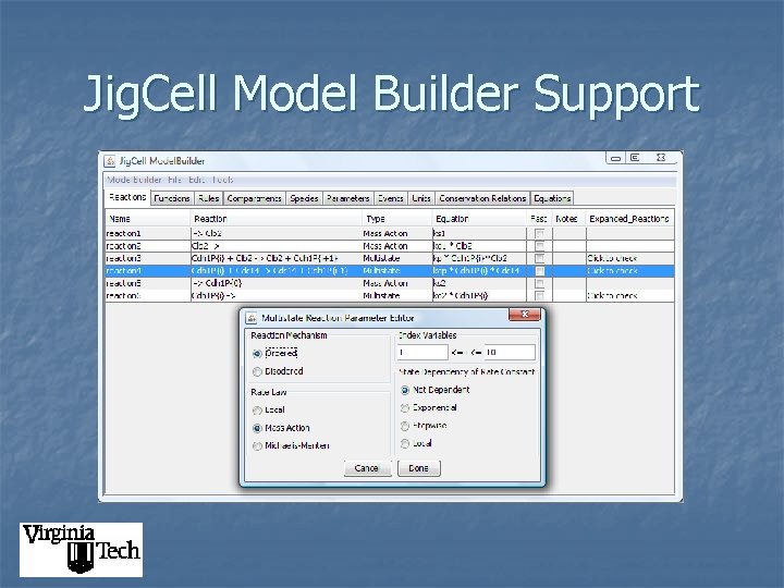 Jig. Cell Model Builder Support 