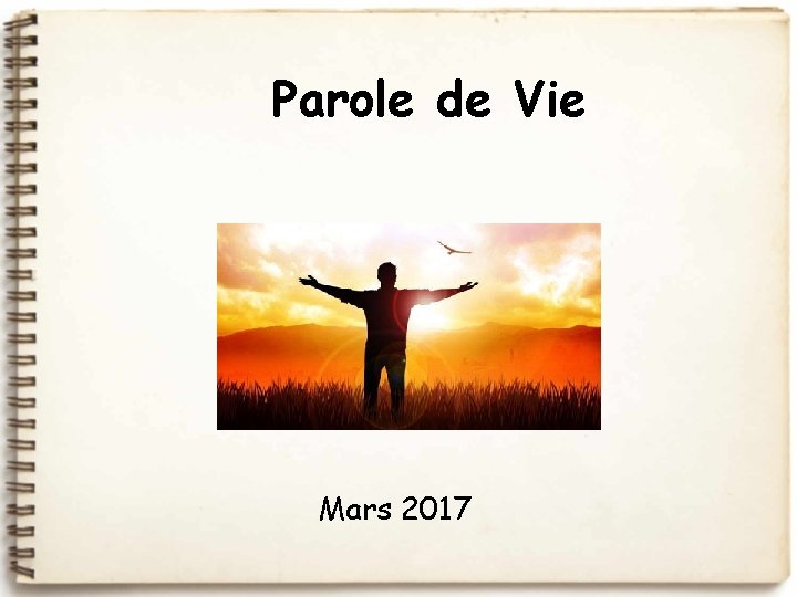 Parole de Vie Mars 2017 