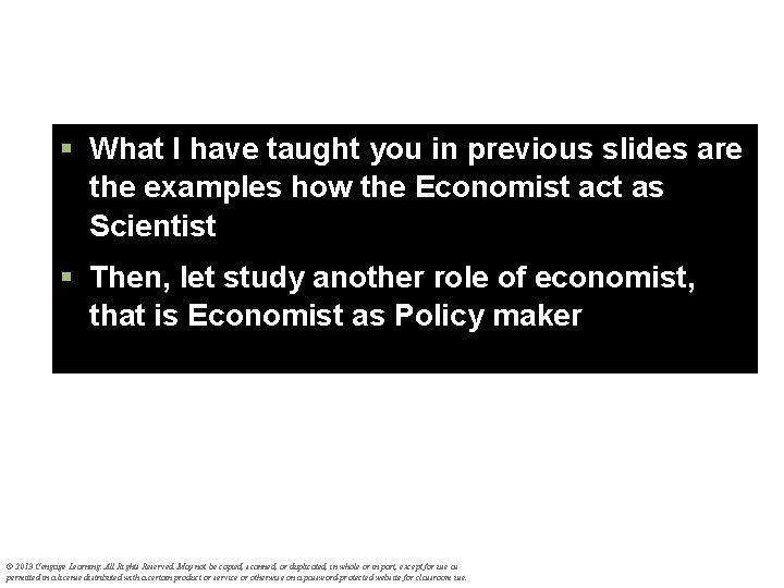 § What I have taught you in previous slides are the examples how the