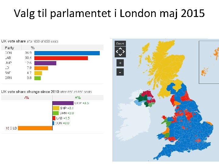 Valg til parlamentet i London maj 2015 