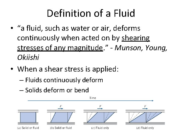 Understanding Def Fluide Fluid Properties and Units CE 311 Chapter 1
