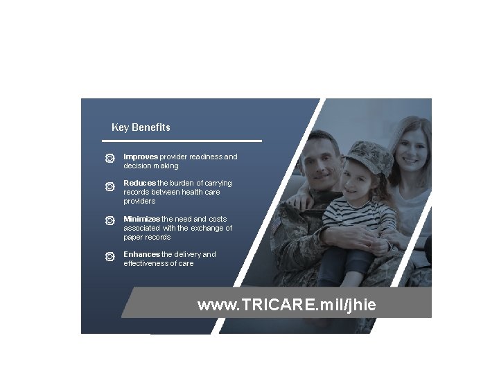 Key Benefits Improves provider readiness and decision making Reduces the burden of carrying records Key Benefits Improves provider readiness and decision making Reduces the burden of carrying records