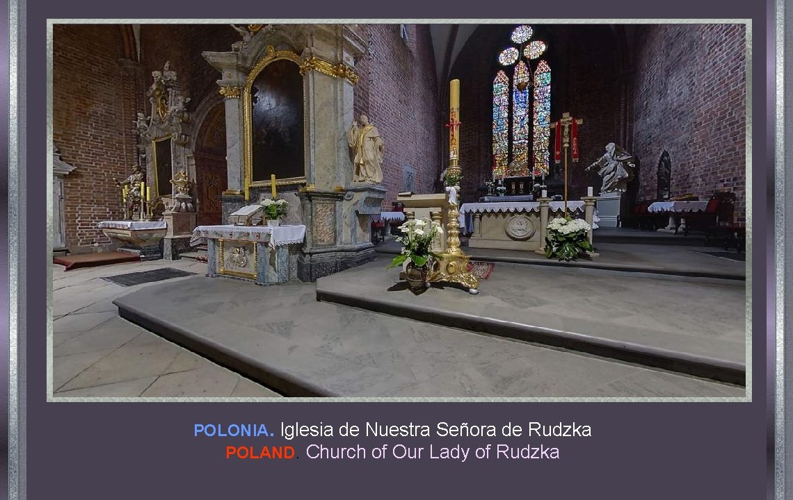 POLONIA. Iglesia de Nuestra Señora de Rudzka POLAND. Church of Our Lady of Rudzka