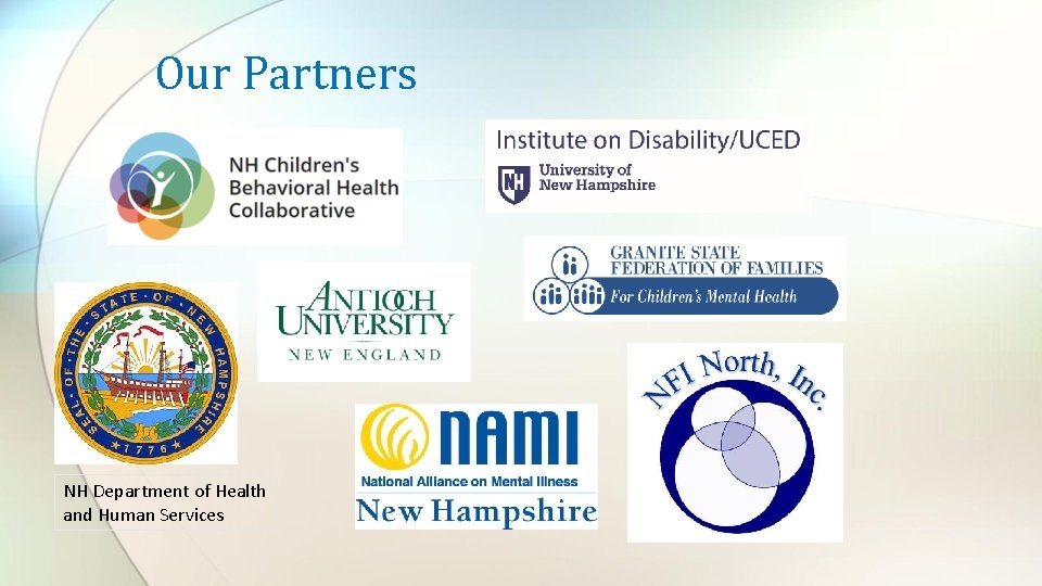 Our Partners NH Department of Health and Human Services 