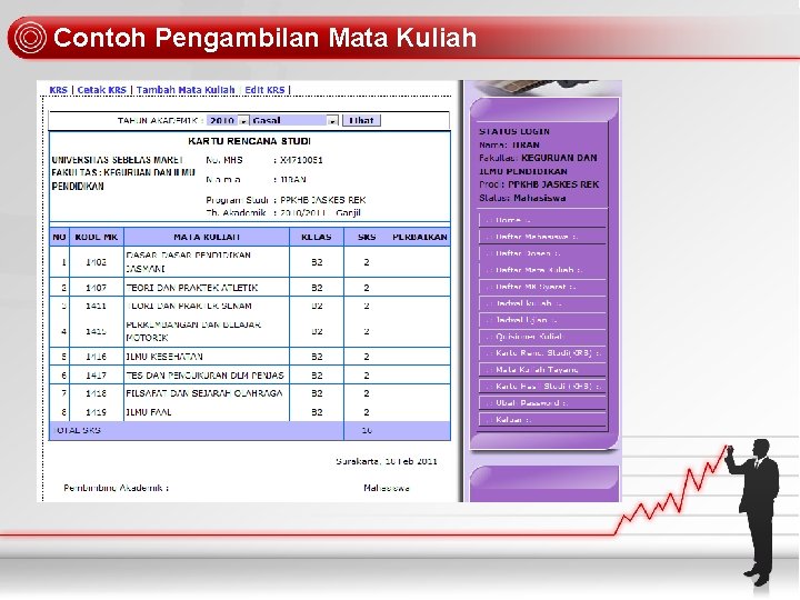 Contoh Pengambilan Mata Kuliah 