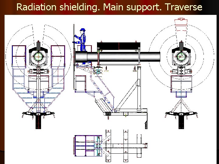 Radiation shielding. Main support. Traverse 3 Radiation shielding. Main support. Traverse 3