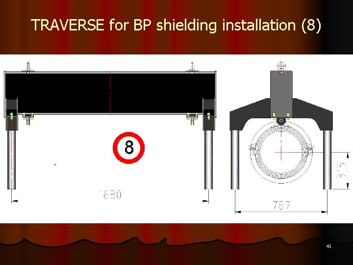TRAVERSE for BP shielding installation (8) 41 TRAVERSE for BP shielding installation (8) 41