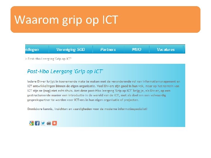 Waarom grip op ICT 