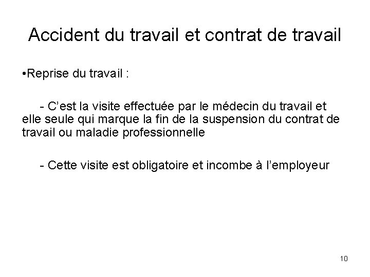 Accident du travail Accident de trajet Maladie professionnelle