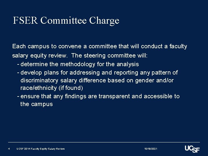 FSER Committee Charge Each campus to convene a committee that will conduct a faculty FSER Committee Charge Each campus to convene a committee that will conduct a faculty