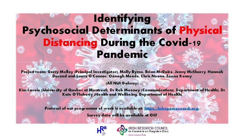 Identifying Psychosocial Determinants of Physical Distancing During the