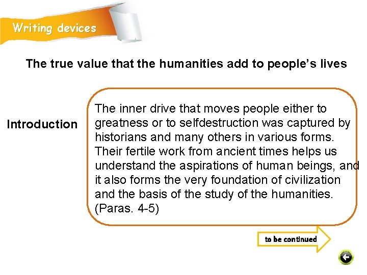 Writing devices The true value that the humanities add to people’s lives Introduction The