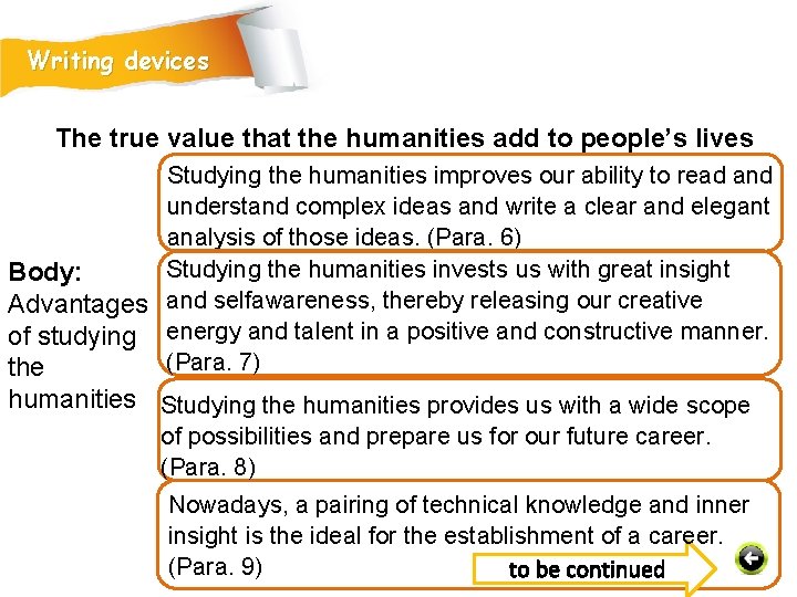 Writing devices The true value that the humanities add to people’s lives Studying the