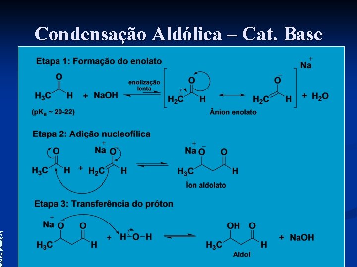 Condensação Aldólica – Cat. Base by Samuel Mendes 