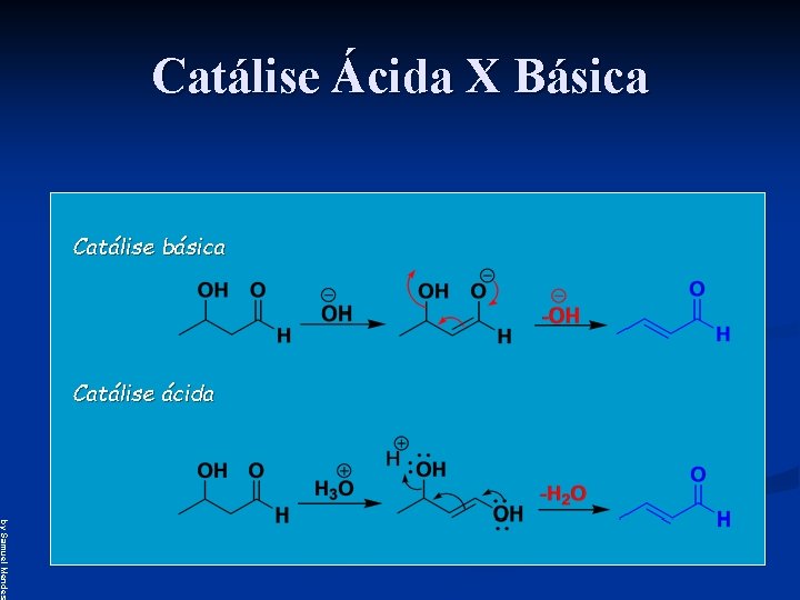 Catálise Ácida X Básica Catálise básica Catálise ácida by Samuel Mendes 