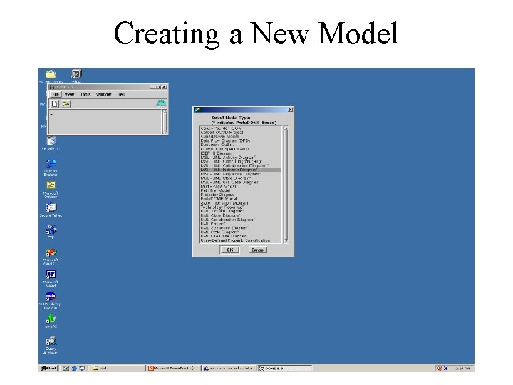 Creating a New Model 