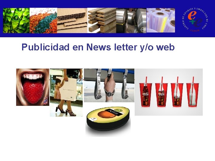 Publicidad en News letter y/o web 