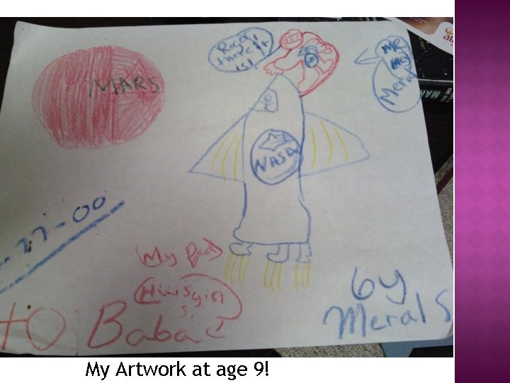 My Artwork at age 9! 