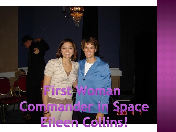 First Woman Commander in Space Eileen Collins! 