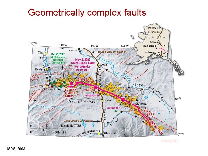 Geometrically complex faults USGS, 2003 