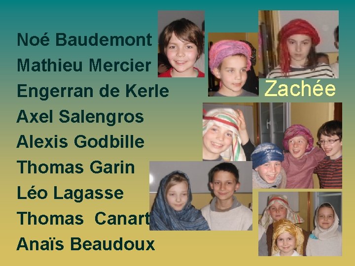 Noé Baudemont Mathieu Mercier Engerran de Kerle Axel Salengros Alexis Godbille Thomas Garin Léo