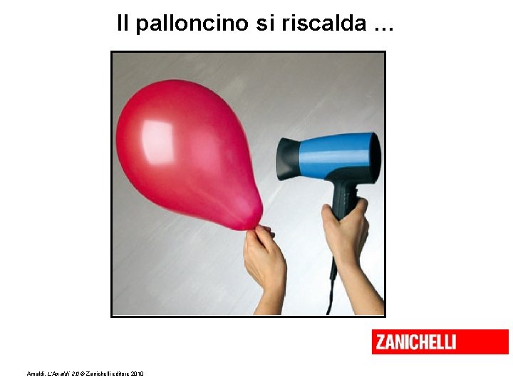 Il palloncino si riscalda … Amaldi, L’Amaldi 2. 0 © Zanichelli editore 2010 