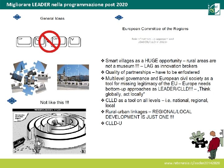Migliorare LEADER nella programmazione post 2020 