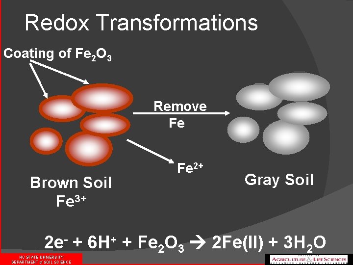Redox Transformations Coating of Fe 2 O 3 Remove Fe Brown Soil Fe 3+