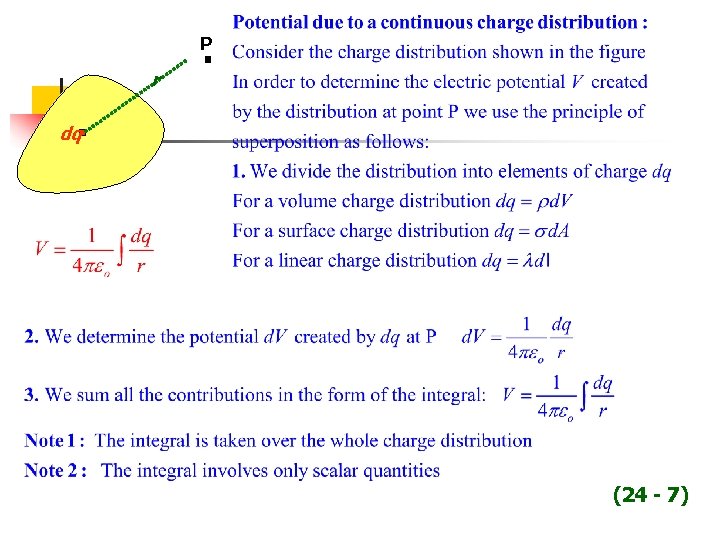 . P r dq (24 - 7) 