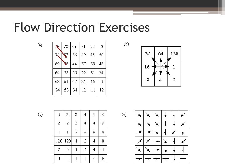 Flow Direction Exercises 