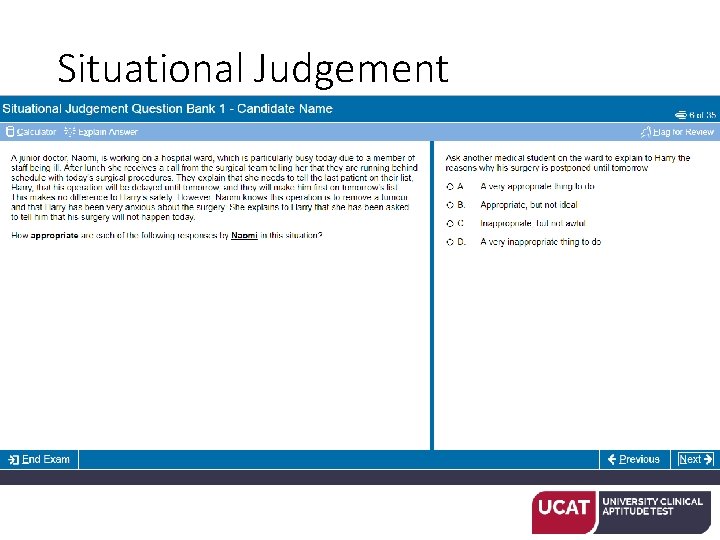 Situational Judgement 